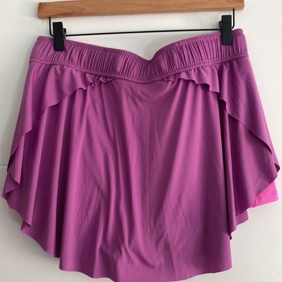 Free people Movement On Point Purple skort Athleasure Running Outdoor Sz Large - Picture 7 of 9